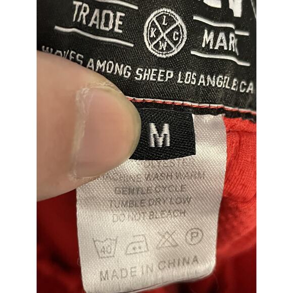 Kill Crew Shorts Mens Medium Red Mesh Gym Athletic Drawstring MMXX Pockets - Picture 9 of 10